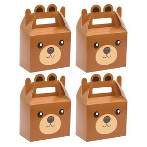 6 teddy bear theme party favor gift goodie bags